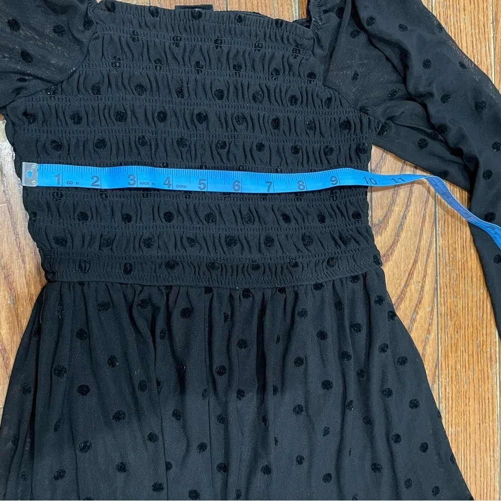 Art Class Black Polka Dot Kids Dress - Picture 4 of 11